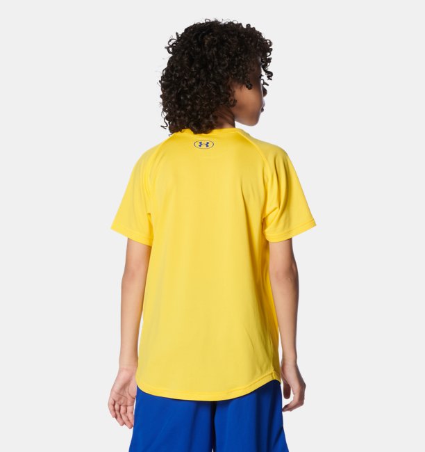 UAテック ショートスリーブ Tシャツ 〈ビッグロゴ〉（バスケットボール/KIDS）